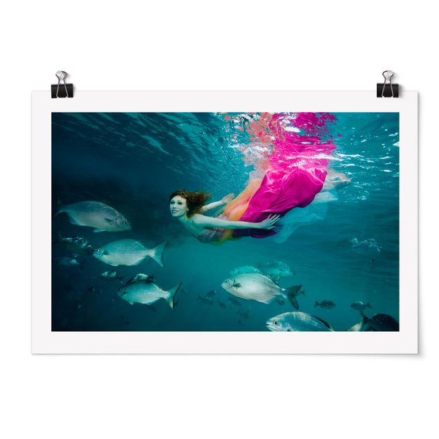 Poster - Underwater Beauty - Querformat 2:3