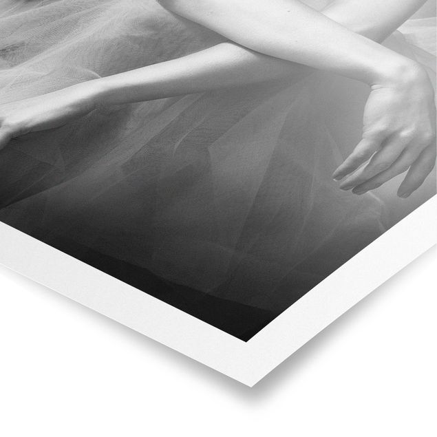 Poster - Die Hände einer Ballerina - Quadrat 1:1