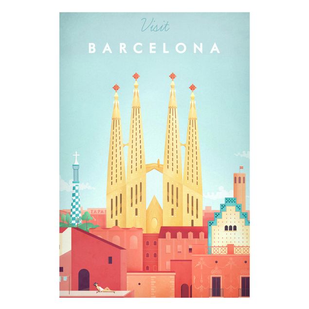 Bilder Reiseposter - Barcelona