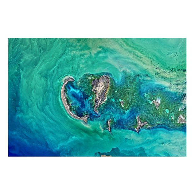 Magnettafel - NASA Fotografie Kaspisches Meer - Hochformat 3:2