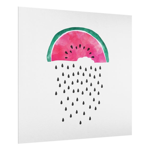 Spritzschutz Küche Wassermelonen Regen