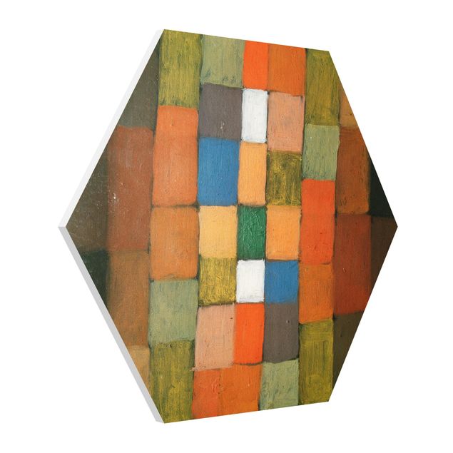 Hexagon Wandbild Paul Klee - Steigerung