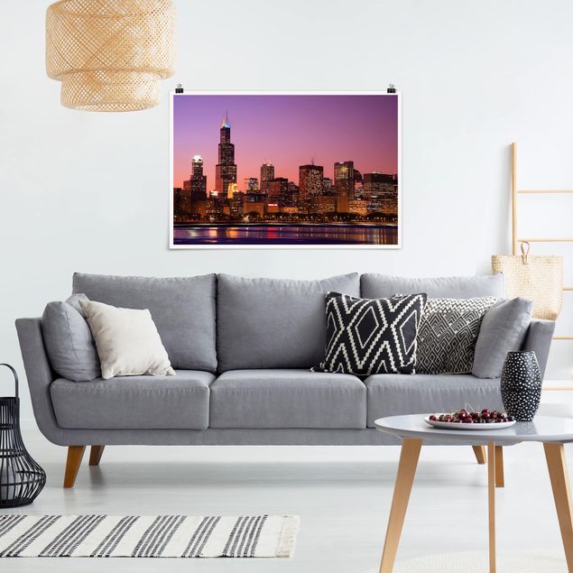 Poster Skyline Chicago Skyline