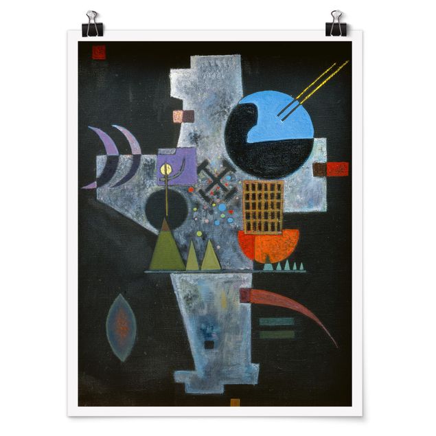 Poster - Wassily Kandinsky - Kreuzform - Hochformat 3:4