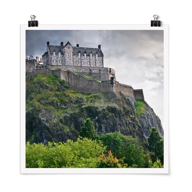 Poster Skyline Edinburgh Castle