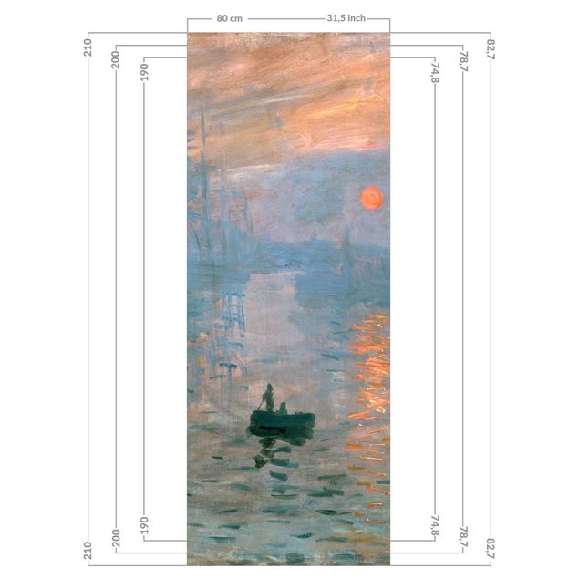 Duschrückwand - Claude Monet - Impression