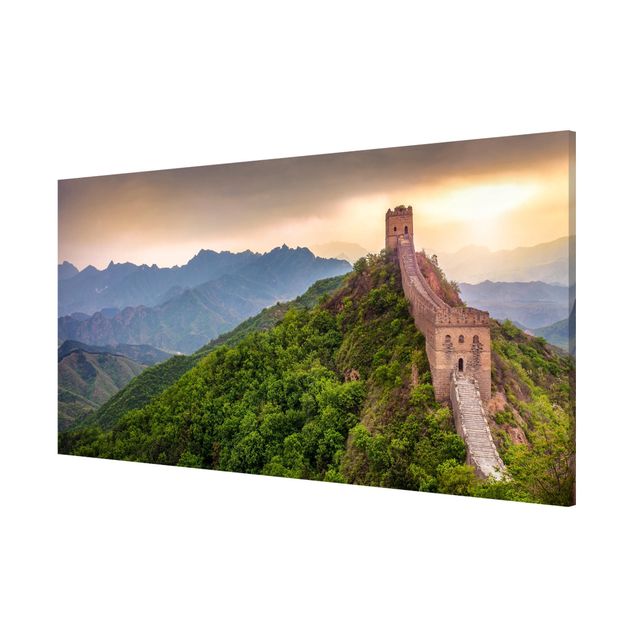 Magnettafel - Die unendliche Mauer von China - Panorama Querformat