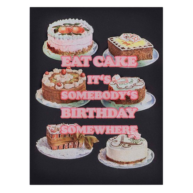 Wandbilder Eat Cake It's Birthday
