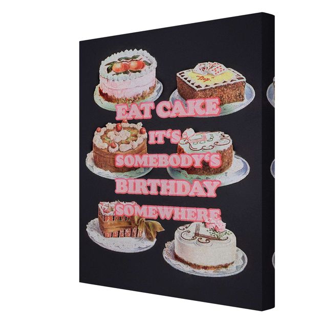 Leinwandbilder kaufen Eat Cake It's Birthday