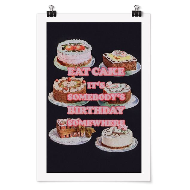 Jonas Loose Prints Eat Cake It's Birthday