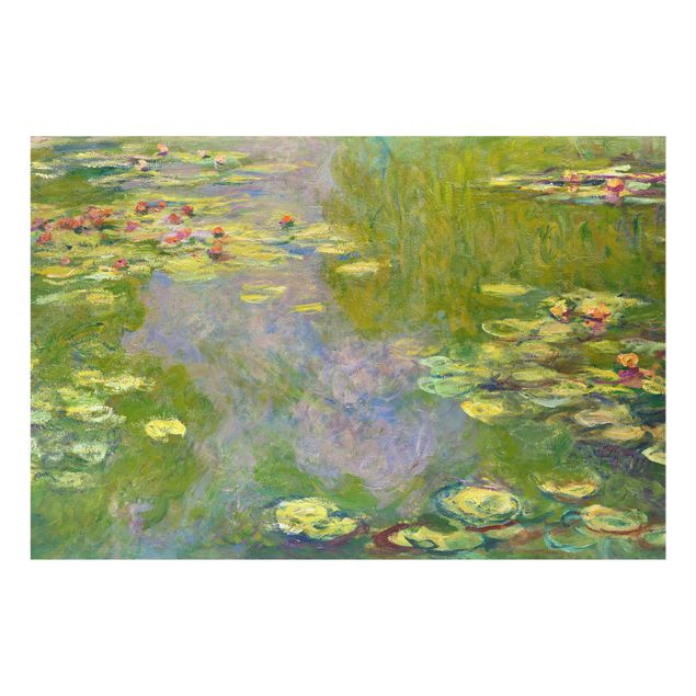 Küchenspritzschutz Claude Monet - Grüne Seerosen