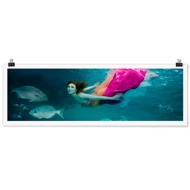 Poster - Underwater Beauty - Panorama Querformat