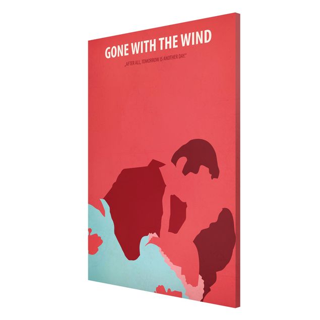 Magnettafel mit Motiv Filmposter Gone with the wind