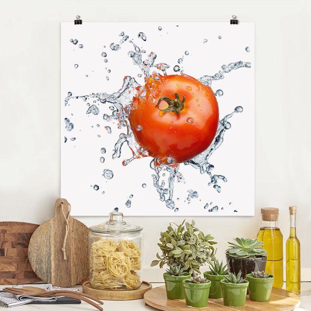 Moderne Poster Frische Tomate