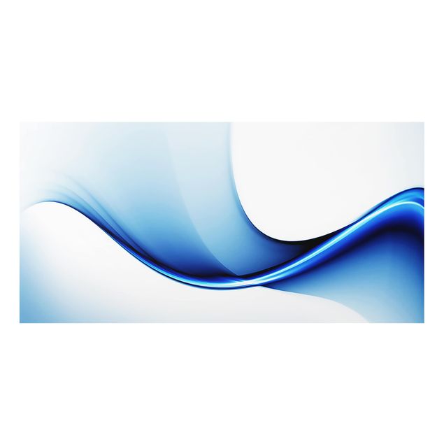 Spritzschutz Glas - Blaue Wandlung - Querformat - 2:1