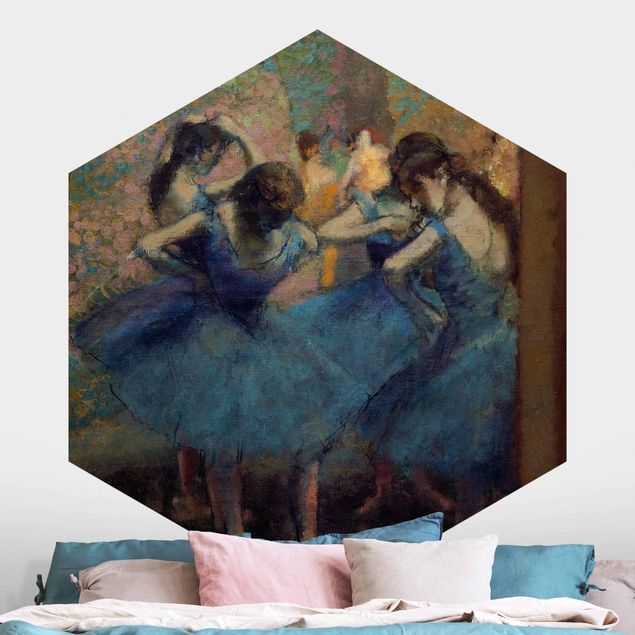 Impressionistische Gemälde Edgar Degas - Blaue Tänzerinnen