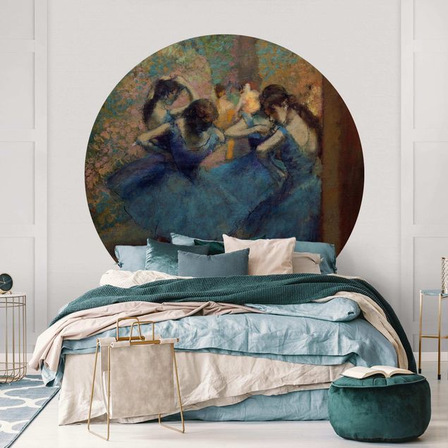 Design Tapeten Edgar Degas - Blaue Tänzerinnen