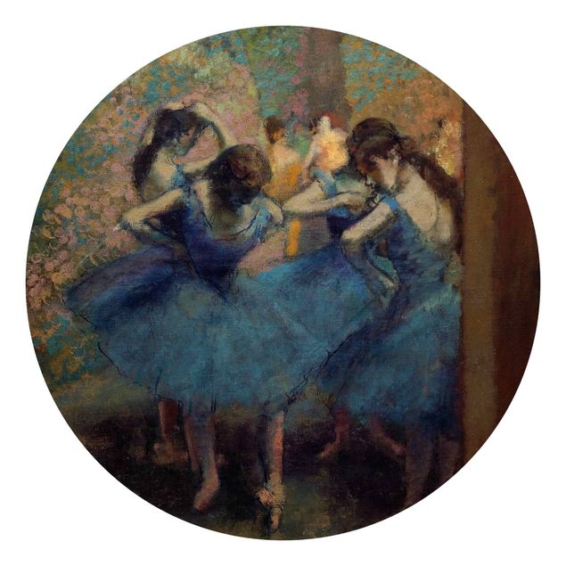 schöne Tapeten Edgar Degas - Blaue Tänzerinnen