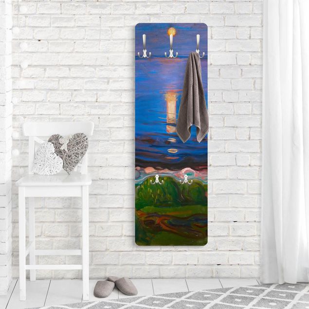 Flurgarderobe Natur Edvard Munch - Sommernacht am Meeresstrand