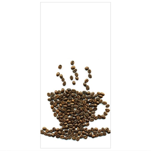 Raumteiler - Coffee Beans Cup 250x120cm