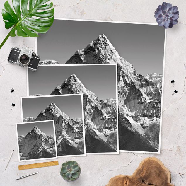 Poster - Der Himalaya II - Quadrat 1:1