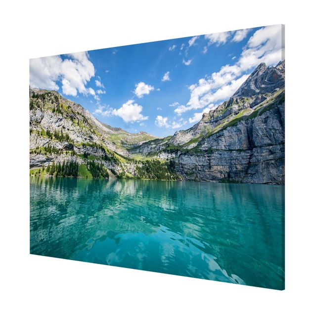 Magnettafel - Traumhafter Bergsee - Querfromat 4:3