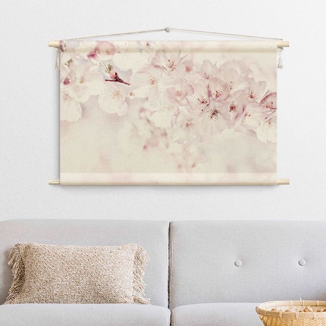 Wandbehang groß Ein Kirschblütenhauch