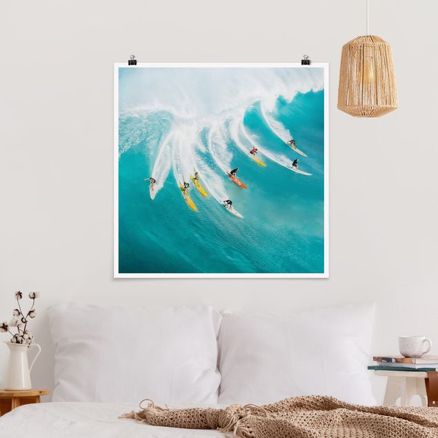 Riesenposter XXL Einfach Surfen