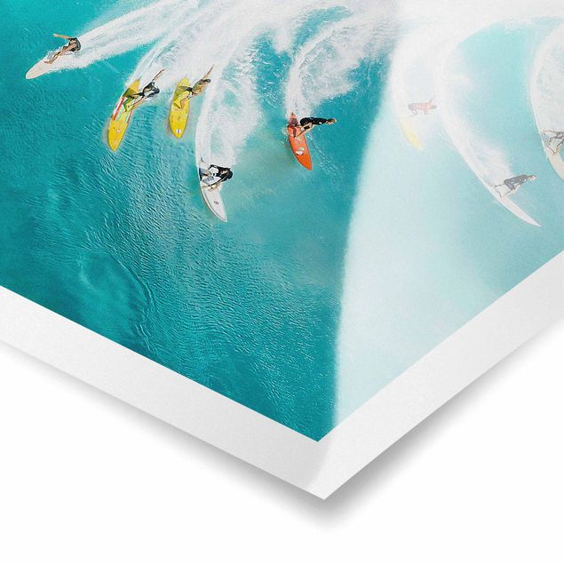 Poster - Einfach Surfen - Quadrat 1:1