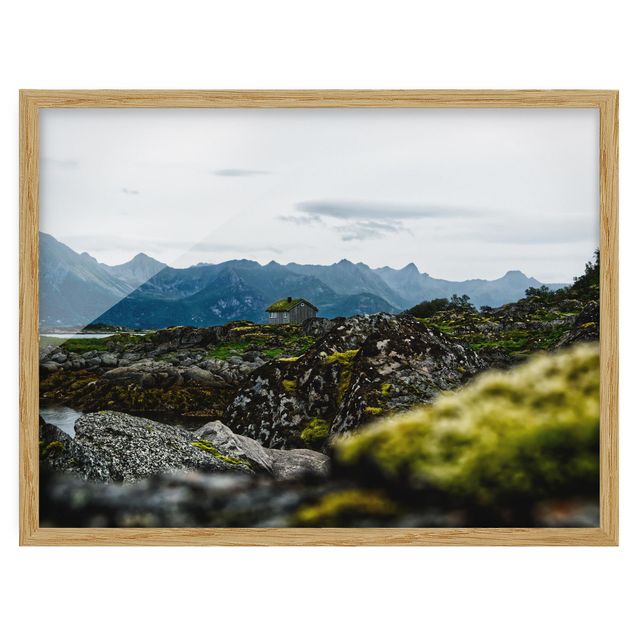 schöne Bilder Einsame Hütte in Norwegen