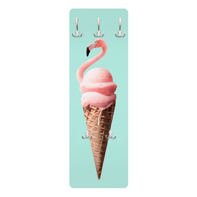Garderobe - Jonas Loose - Eis mit Flamingo