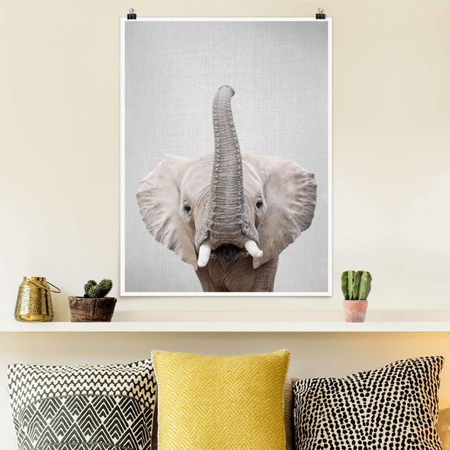 Poster Elefanten Elefant Ewald