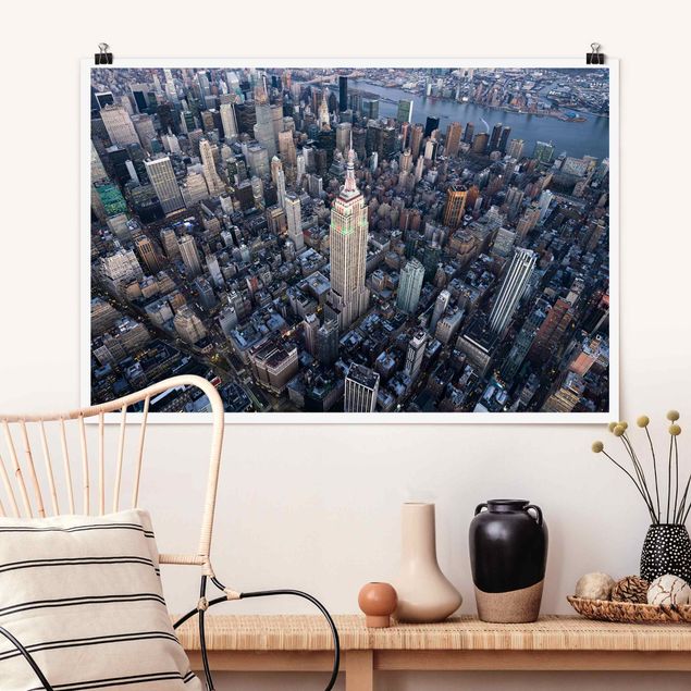 Poster New York Skyline Empire State Of Mind