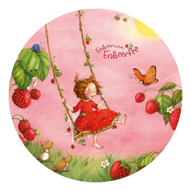 schöne Tapeten Erdbeerinchen Erdbeerfee - Baumschaukel