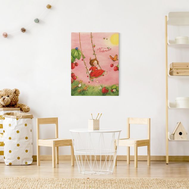 Wandbilder Erdbeerinchen Erdbeerfee - Baumschaukel
