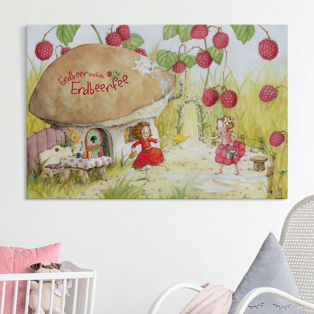 Bilder Erdbeerinchen Erdbeerfee - Unter dem Himbeerstrauch