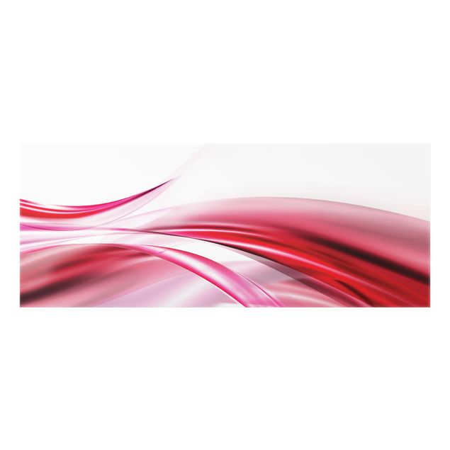 Spritzschutz Glas - Pink Dust - Panorama - 5:2