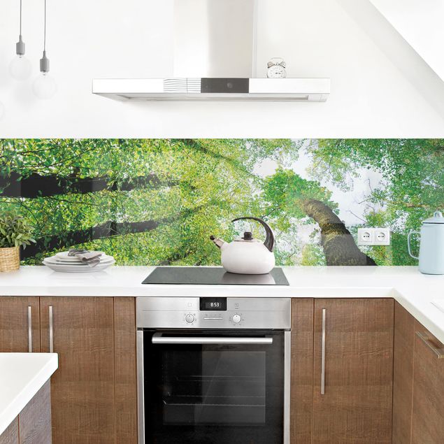 Küche Wandpaneel Bäume des Lebens