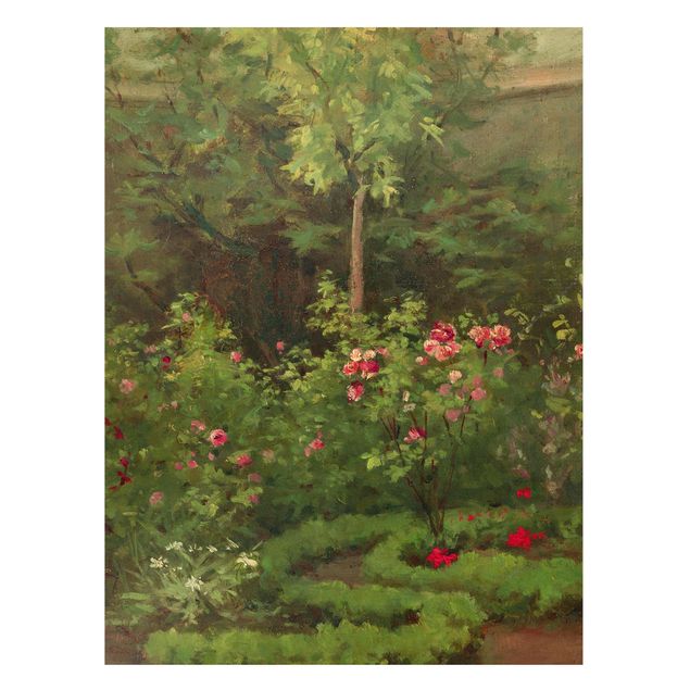 Magnettafeln Natur Camille Pissarro - Ein Rosengarten
