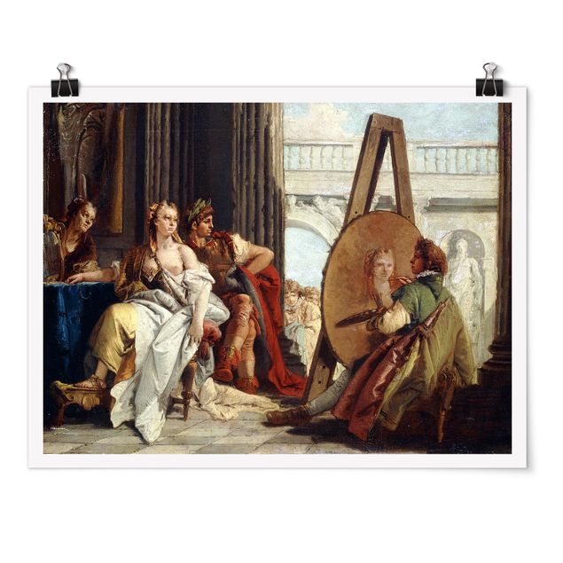 Poster Giovanni Battista Tiepolo - Alexander der Große