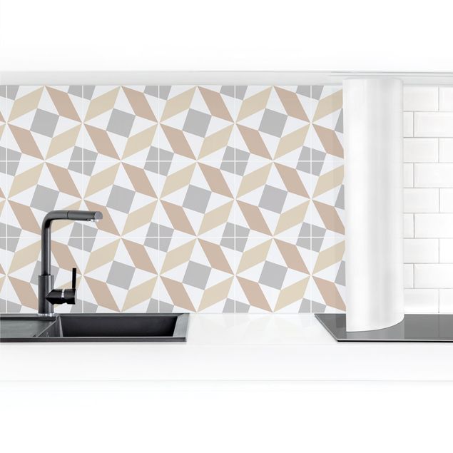 Küchenrückwand selbstklebend Geometrische Fliesen - Fano