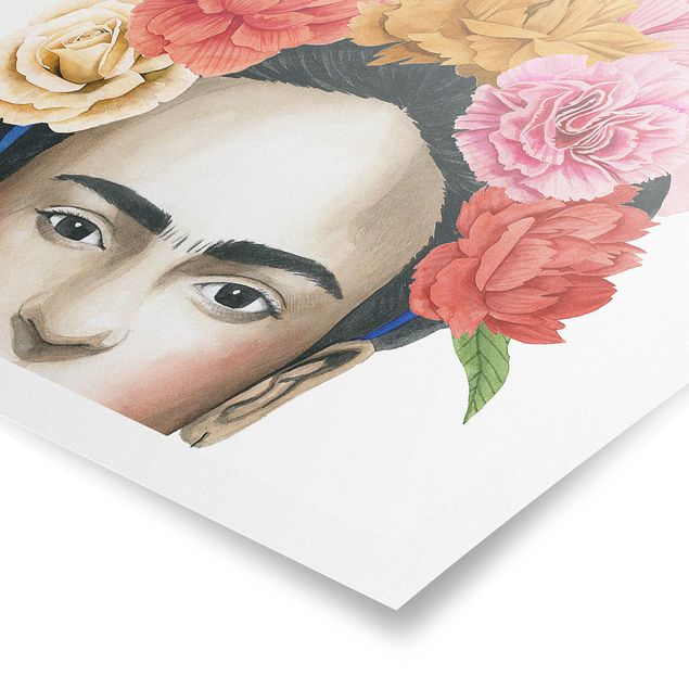 Poster bestellen Fridas Gedanken - Blumen