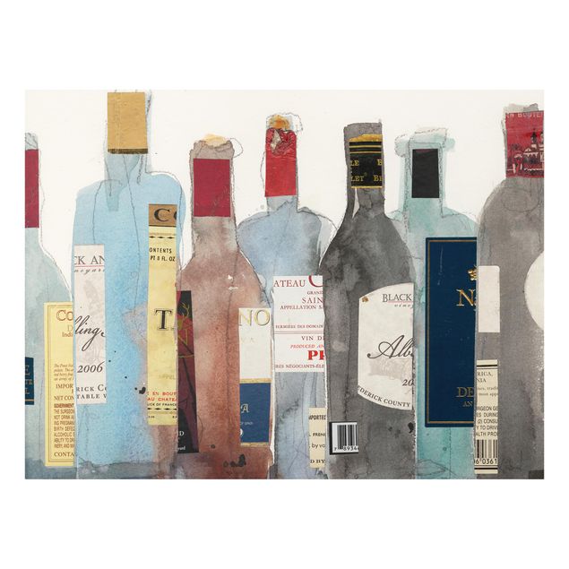 Glas Spritzschutz - Wein & Spirituosen II - Querformat - 4:3