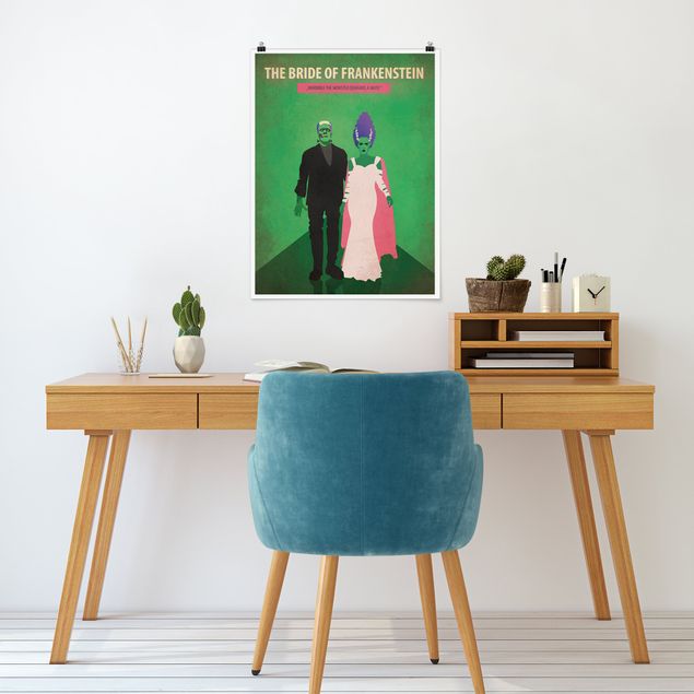 Moderne Poster Filmposter The Bride of Frankenstein
