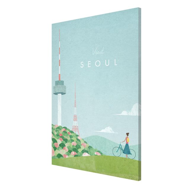 Magnettafel - Reiseposter - Seoul - Hochformat 2:3