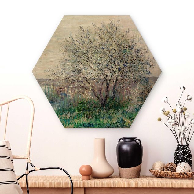 Holzbilder Natur Claude Monet - Frühlingsstimmung