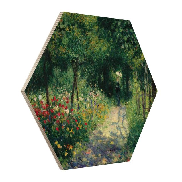 Bilder auf Holz Auguste Renoir - Frauen im Garten