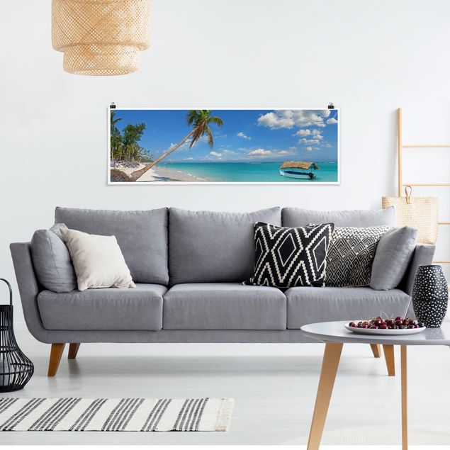 Moderne Poster Tropischer Strand