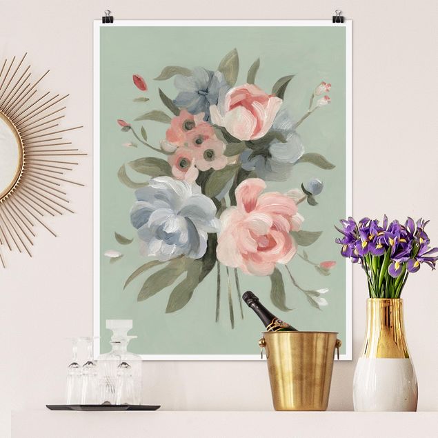 XXL Poster Bouquet in Pastell II