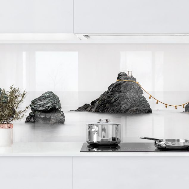 Platte Küchenrückwand Meoto Iwa - die verheirateten Felsen